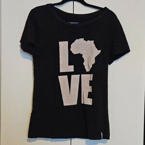 Krochet Kids Int Love Africa Basic Tee Black Large